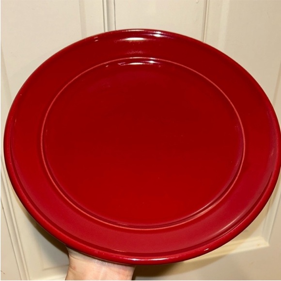 red flat plate medium size - Picture 1 of 3